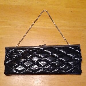 depeche mode Vinyl Black Quilted Clutch
